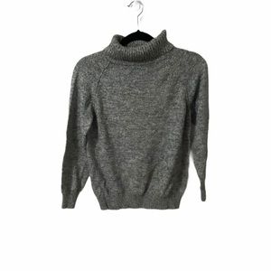 Karen Scott Black and White Knit Turtleneck